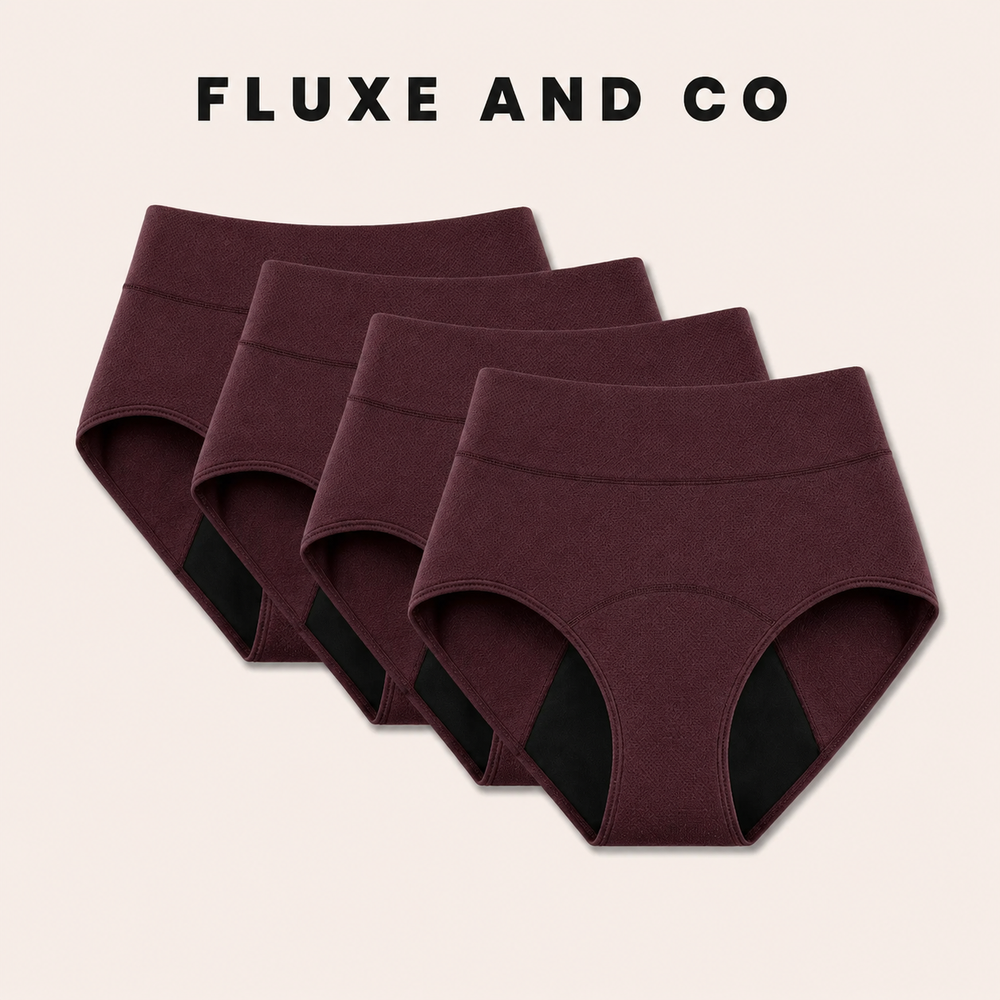 FLUXE AND CO™ 100% Leak-Proof Underwear (Red color)