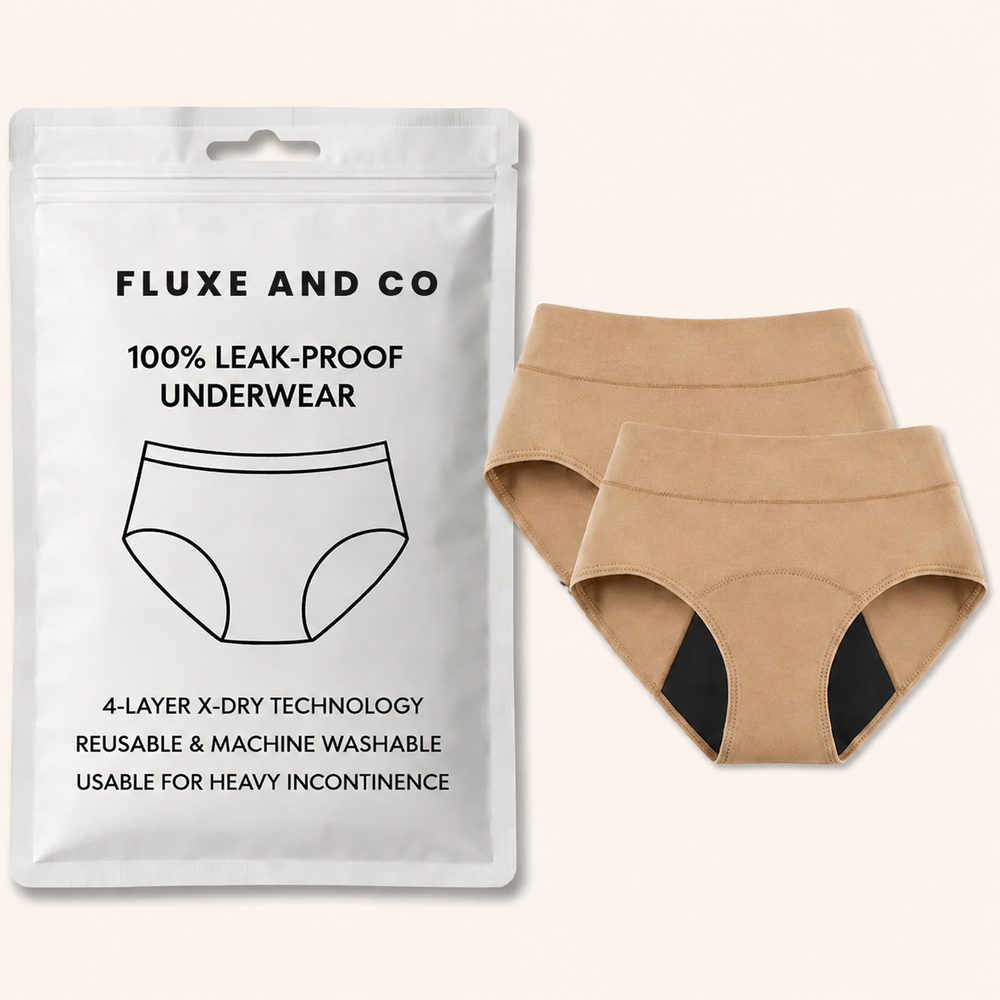 FLUXE AND CO™ 100% Leak-Proof Underwear — Reusable Incontinence Underwear for Women