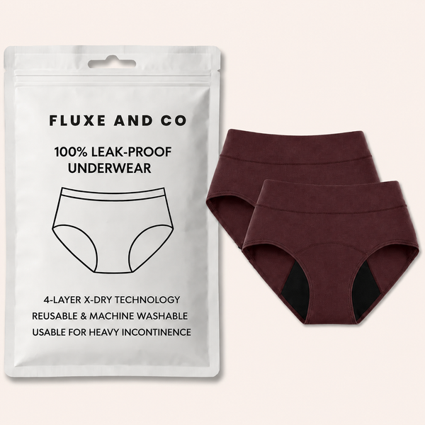 FLUXE AND CO™ 100% Leak-Proof Underwear (Red color)